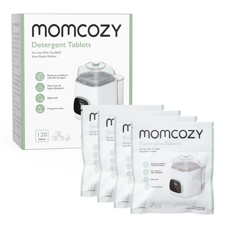 Momcozy KleanPal Pro Üvegmosó Tabletta Csomag, 120db