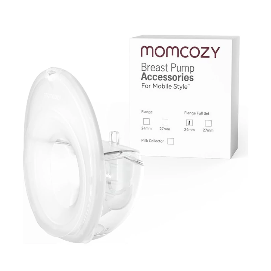 Momcozy Tejgyűjtő Szett M6-os Mellszívóhoz, 24mm Tölcsérrel