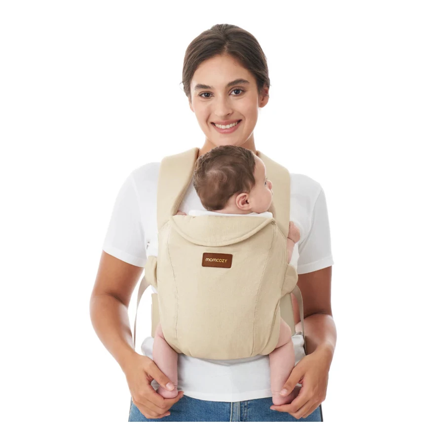 Momcozy WeeSnug Újszülött Hordozó,bézs